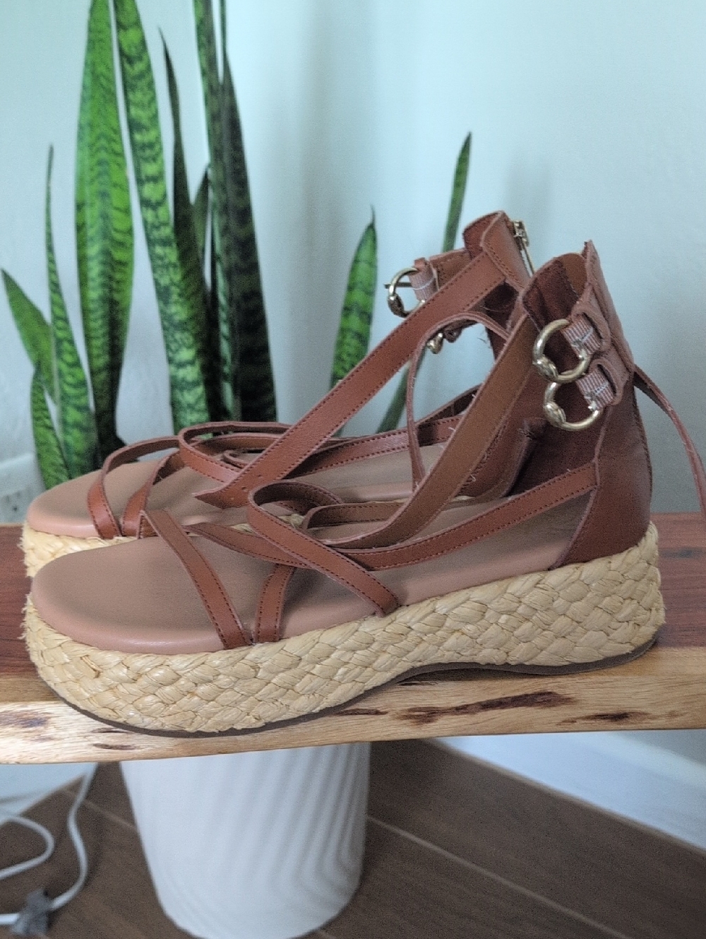 Sam & Libby Iridessa Gladiator Women's Strappy Platform Sandals 9